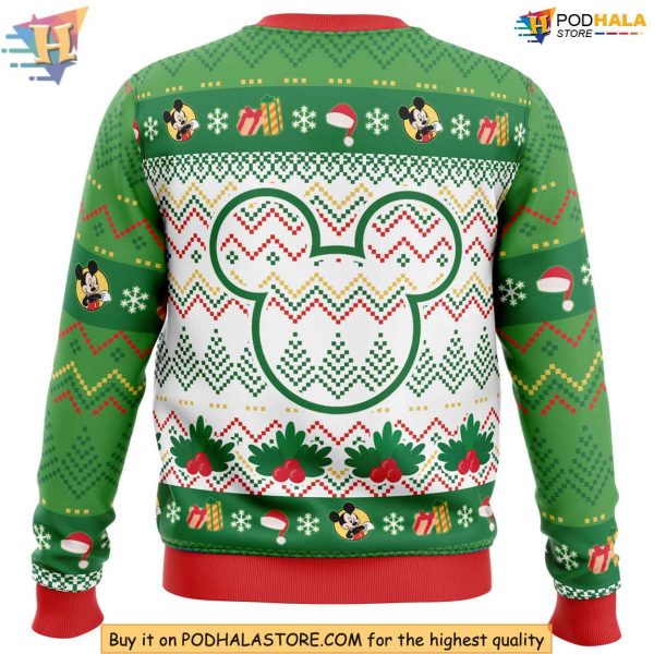 Mickey Christmas Sweater, Fun Disney Holiday Sweater for Festive Celebrations