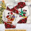 Mickey Mouse Christmas 3D Hoodie, Holiday Cartoon Santa All Over Print