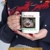 Moo Deng Ceramic Mug, Cute Baby Hippo Thai-English Khao Kheow Zoo Gift