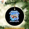 Moo Deng Christmas Ornament, Viral Meme Tree Decoration, Cute Hippo 2024 Ornament