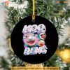 Moo Deng Hippo Ornament, Fun Christmas Decoration for Viral Meme Fans