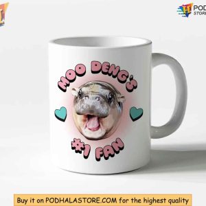 Moo Deng Mug, Cute Pygmy Hippo Coffee Cup, Perfect Gift for Animal Lovers