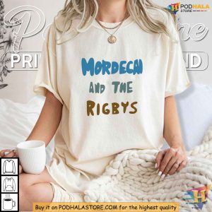 Mordecai And The Rigbys Shirt, Regular Show Fans Band Reference T-Shirt
