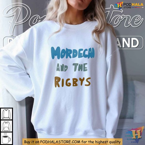 Mordecai And The Rigbys Shirt, Regular Show Fans Band Reference T-Shirt