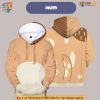 Mother Blue Dog 3D Hoodie, Mum Cosplay Outfit, Blue Heeler Costume Hoodie