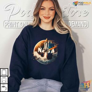 NASA Space Shuttle T Shirt for Men Women Cosmic NASA Apparel Space Exploration Tee 2