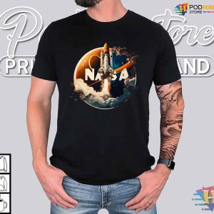NASA Space Shuttle T Shirt for Men Women Cosmic NASA Apparel Space Exploration Tee 3