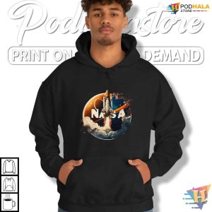 NASA Space Shuttle T Shirt for Men Women Cosmic NASA Apparel Space Exploration Tee 4