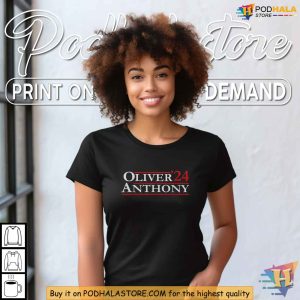 Oliver Anthony for President T Shirt 2024 Campaign Fan Apparel 3
