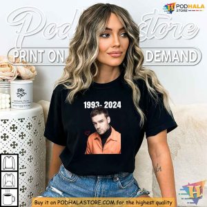 One Direction Liam Payne Shirt RIP 1993 2024 Tribute Clothing for Fans 3