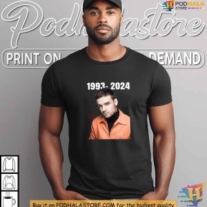 One Direction Liam Payne Shirt RIP 1993 2024 Tribute Clothing for Fans 4