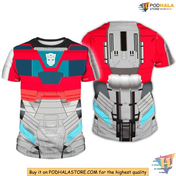 Optimus Prime 3D Hoodie, Full Print Transformers Costume Cosplay Sweatshirt