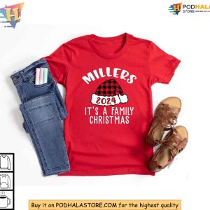 Personalized Christmas Family Shirt 2024 Festive Holiday Matching Apparel 2