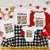 Personalized Family Christmas Shirt, Custom Name Christmas 2024 Matching Outfit