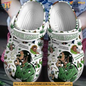 Personalized Snoop Dogg Crocs Custom Cannabis Design Rapper Clogs Shoes 1