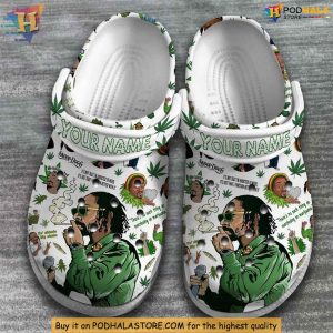 Personalized Snoop Dogg Crocs Custom Cannabis Design Rapper Clogs Shoes 2