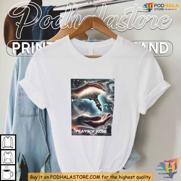 Pray for Florida Shirt, Milton Hurricane 2024 Support and Relief Clothing