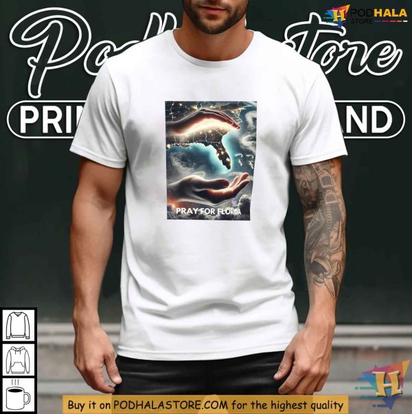 Pray for Florida Shirt, Milton Hurricane 2024 Support and Relief Clothing