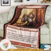 Roe-159 Magic Gathering Blanket, Ogre Sentry Collectible MTG Fantasy Game Gift