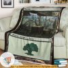 Roe245 MTG Forest Land Blanket, Magic The Gathering Game Themed Home Decor