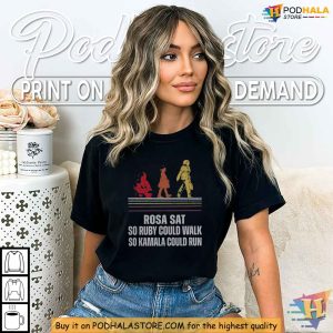 Rosa Parks and Kamala Shirt Inspirational Women Leaders Civil Rights Tee 3