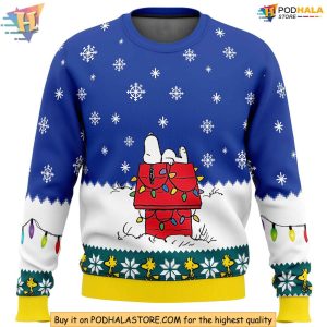 Snoopy Christmas Sweater, Peanuts Holiday Clothing, Perfect Christmas Gift