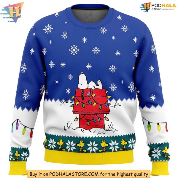 Snoopy Christmas Sweater, Peanuts Holiday Clothing, Perfect Christmas Gift