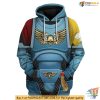 Space Marines 3D Hoodie, Warhammer 40K Cosplay Costume, Space Wolves Hoodie