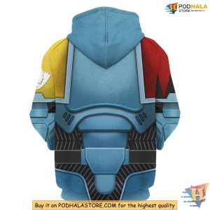 Space Marines 3D Hoodie Warhammer 40K Cosplay Costume Space Wolves Hoodie 2