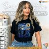 Starry Night Black Cat Comma La Kamala Harris Shirt, Halloween 2024 Tee