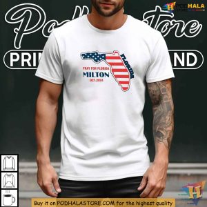 Support Florida with Pray for Florida Shirt Milton Hurricane October 2024 3