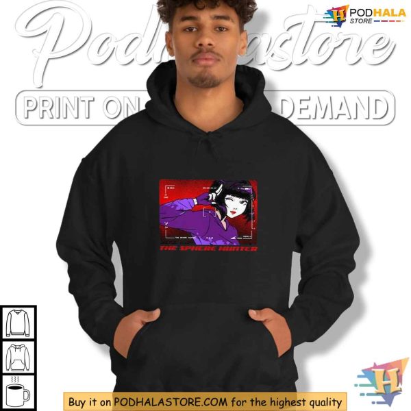 Suzi The Sphere Hunter Shirt, Sci-Fi Character Tee for Retro Anime Fans