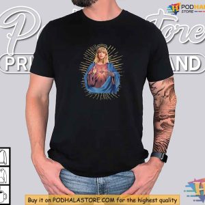 Taylor Swift Jesus Shirt Celebrity Religious Art Tee for Swifties Fans 2