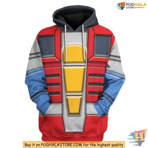 Transformers Optimus Prime 3D Hoodie, Cool Cosplay Apparel for Fans