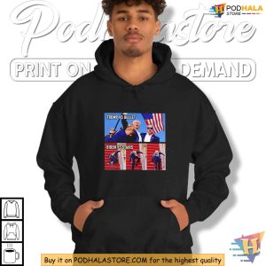Trump vs Bullet Biden vs Steps Shirt Political Humor Meme Satire Apparel 1
