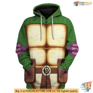 Turtles Costume 3D Hoodie Realistic Superhero Cosplay Sweatshirt Apparel 4
