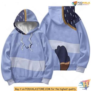 Uncle Stripe Blue Heeler Hoodie 3D Design Sweatshirt Perfect Family Gift 2