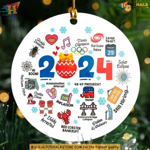 2024 Event Christmas Ornament, Commemorating Memorable Events Year in Review