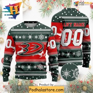 Anaheim Ducks Sweater Custom Ugly Sweater for Christmas Vacation