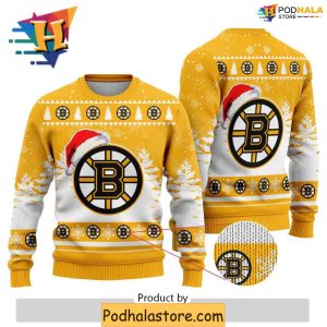Boston Bruins Sweater for Funny Christmas Gift Ideas and NHL Holiday Fans 2