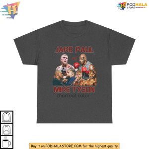 Boxing Match Jake Paul vs Mike Tyson 2024 Graphic Tee Fight Fan Apparel 2