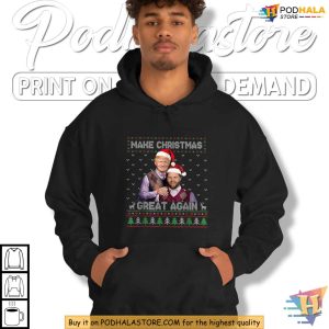 Brothers Bros Trump Vance Christmas Shirt Make Christmas Great Again Xmas Gift 2