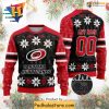 Carolina Hurricanes Sweater for Personalized Family Christmas Gifts