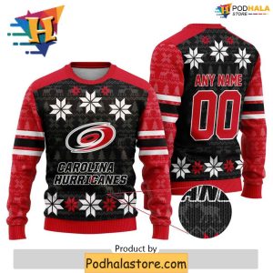 Carolina Hurricanes Sweater for Personalized Family Christmas Gifts 2
