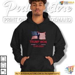 Celebrate Trump Victory 2024 with Trump Won 2024 Shirt for MAGA Supporters 2
