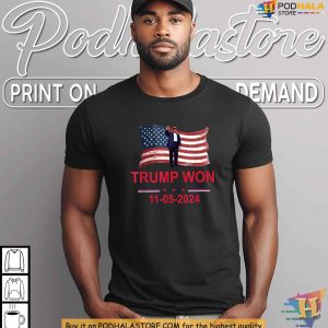 Celebrate Trump Victory 2024 with Trump Won 2024 Shirt for MAGA Supporters 3