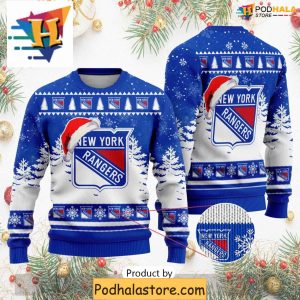 Celebrate in Style with New York Rangers Ugly Sweater Christmas Edition 2