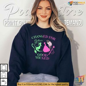 Changed For Good Wicked Shirt, Funny Xmas Gift Ideas For Holiday Humor