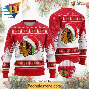 Chicago Blackhawks Xmas Sweater for Funny Christmas Gift Ideas