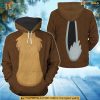 Chip N Dale 3D Hoodie, Nostalgic Disney Character Cosplay Christmas Gift